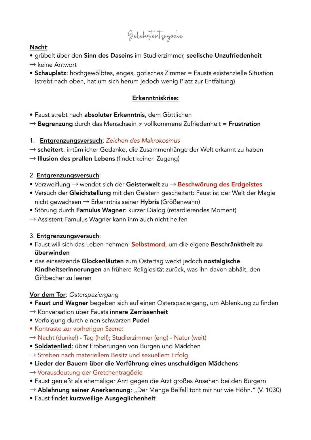 Faust Zusammenfassung und Interpretation – PDF, Beispiele und Szenenanalyse für dein Abitur