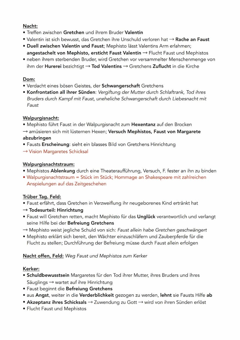 Allgemein:
• bedeutendstes Werk der deutschen Literatur; Menschheitsdrama, Weltspiel
• offenes Drama: mehrere Schauplätze, lange Zeitspanne 