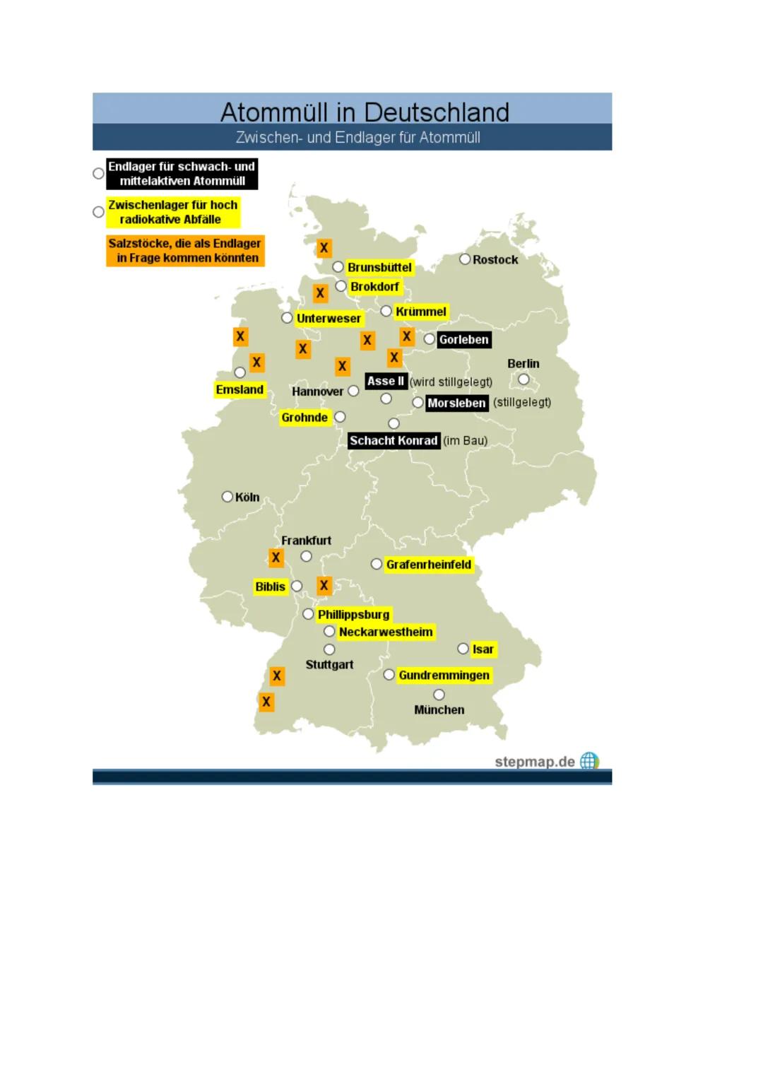 ●
Kernkraftwerke weltweit
USA
●
Kanada
2mm
●
Mexiko
2
Brasilien
Argentinien
Quelle: Nuklearforum Schweiz, 2013
2m
Armenien
Südafrika
Gute Gr