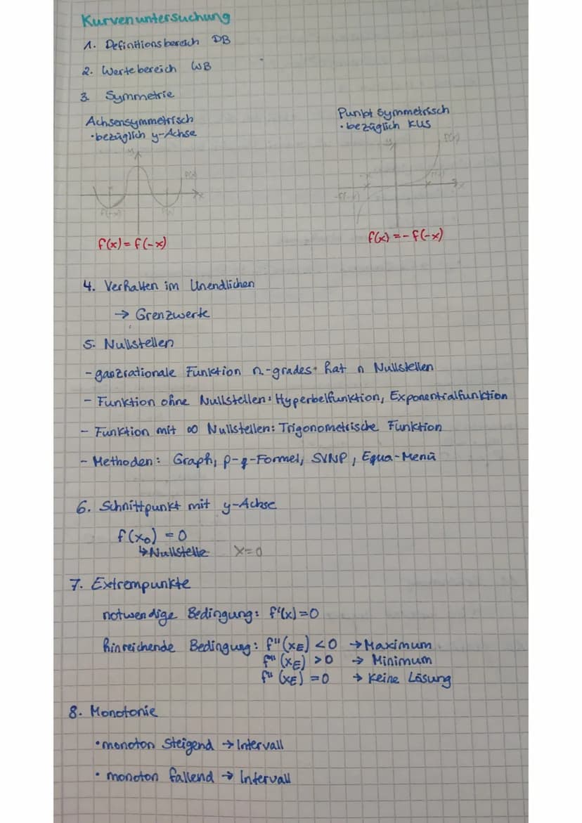 C
Analysis
Grenzwerte
Nullfolge: 0
^
an=ñ = 0
Mathe Abitur 2023
^
an = 7² = 0
3
an = 19 = 0
g
Bestimmen
ZPNP
g=0
+8
Bsp.: an = 63²-43² = 2² 