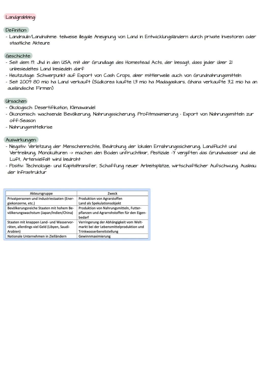 Landwirtschaft Inhaltsfeld 3:
Landwirtschaftliche
Strukturen in verschiede-
nen Klima- und Vegetati-
onszonen
Landwirtschaftliche Pro-
dukti