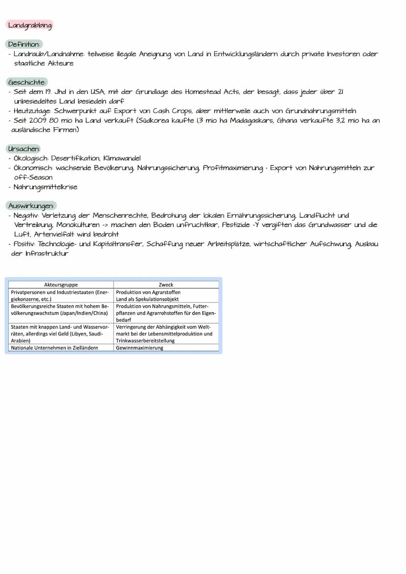 Landwirtschaft Inhaltsfeld 3:
Landwirtschaftliche
Strukturen in verschiede-
nen Klima- und Vegetati-
onszonen
Landwirtschaftliche Pro-
dukti