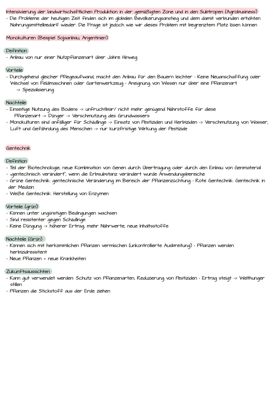Landwirtschaft Inhaltsfeld 3:
Landwirtschaftliche
Strukturen in verschiede-
nen Klima- und Vegetati-
onszonen
Landwirtschaftliche Pro-
dukti