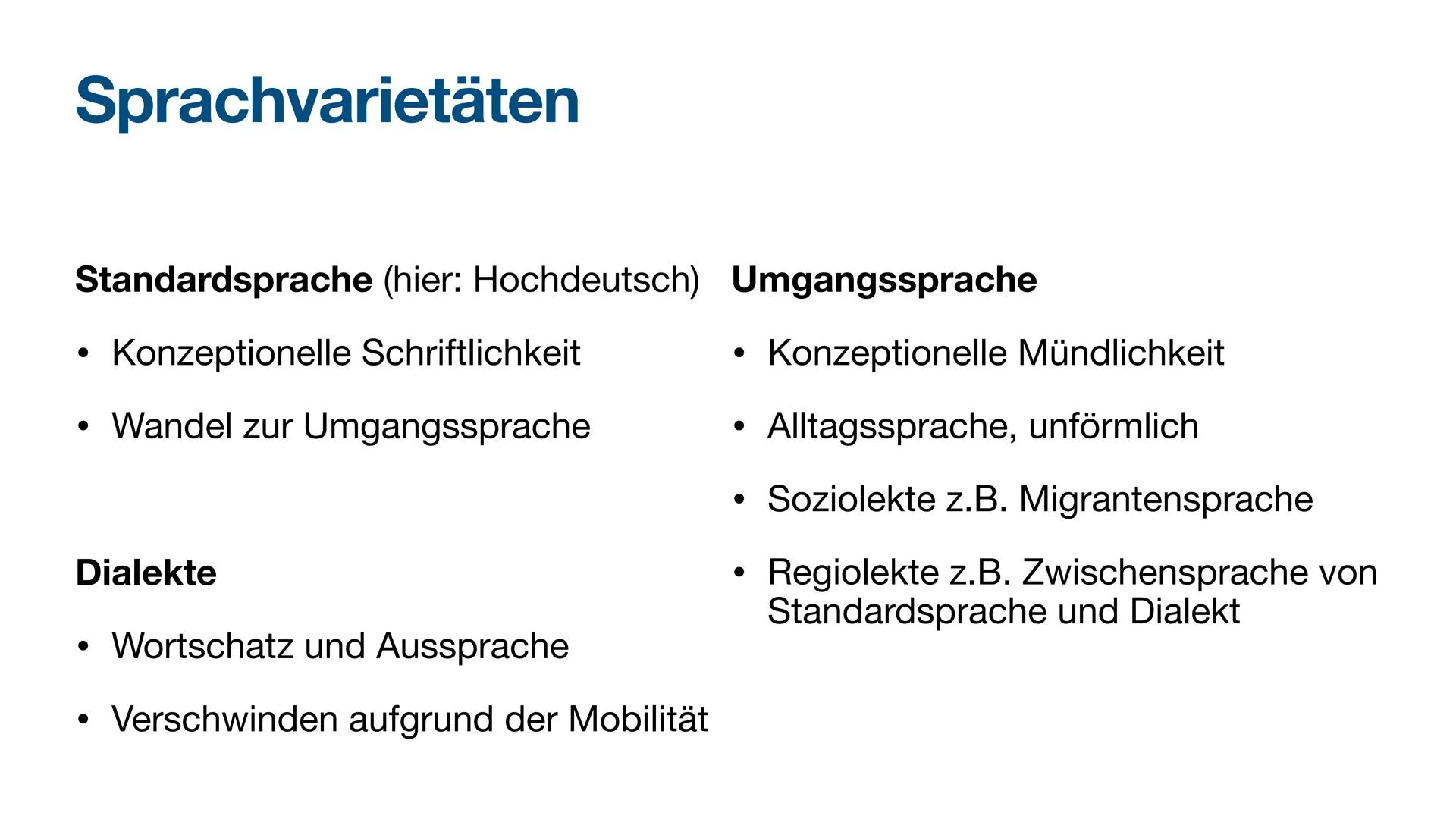 Sprache
Abi 2023 NRW - Deutsch LK ●
●
· Spracherwerbsmodelle ✔
Sprache Denken - Wirklichkeit ✓
Sprachwandel ✔
Sprachverfall ✓
Sprachvarietät