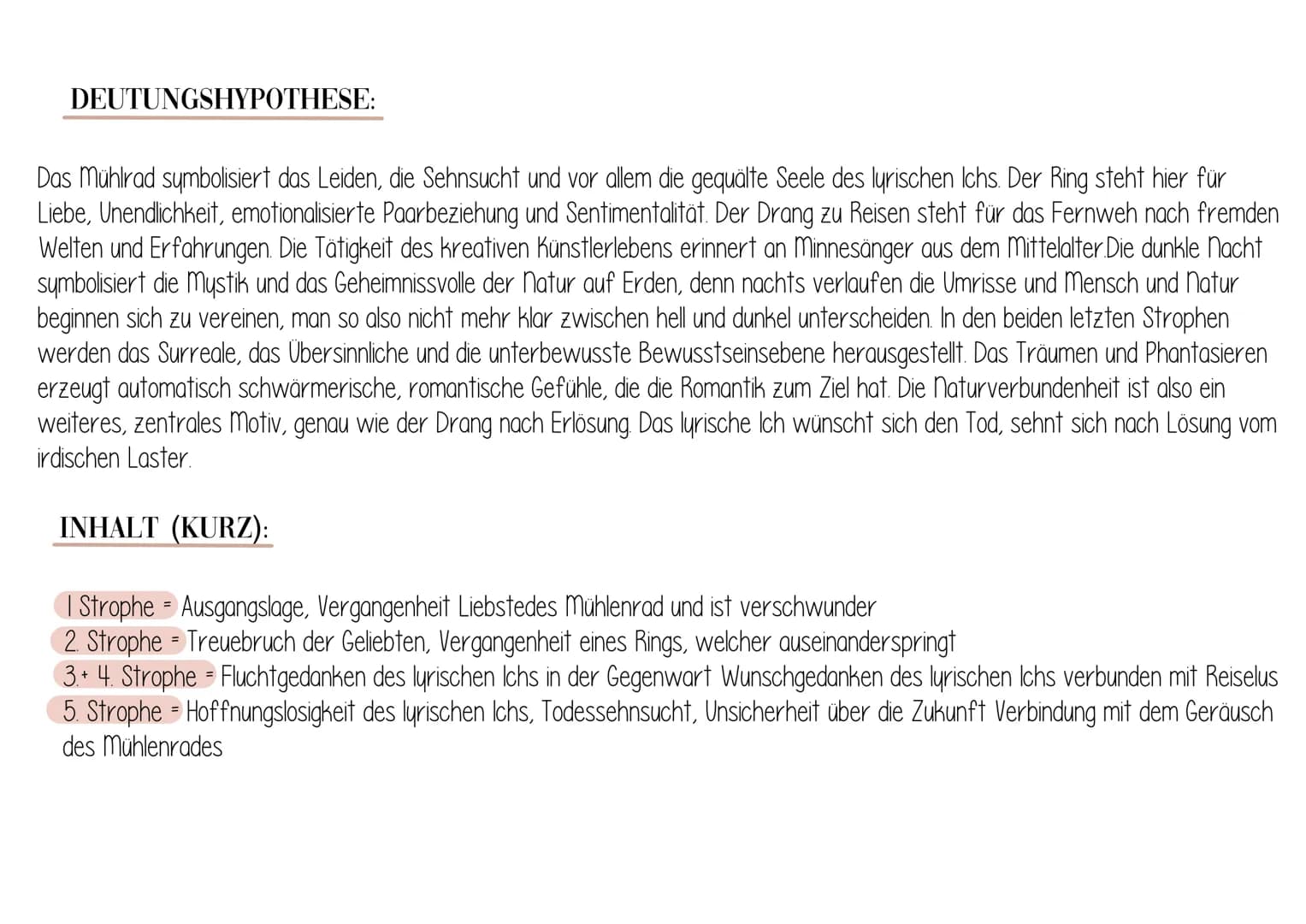 Day zerbrochene Ringlein
ALLGEMEINES:
- Liebesgedicht von Joseph von Eichendorff
- erschien im Jahr 1813
- aus der Epoche der Romantik
FORMA