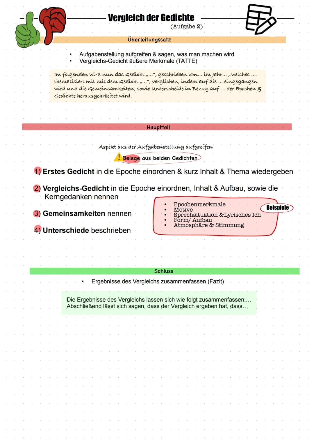 Das Gedicht,..."
.
Deutsch Q2 Klausur Nr. 1
Einleitung
Titel, Autor, Inhalt/Thema, Textsorte, Erscheinungsjahr (TATTE), Epoche
." geschriebe