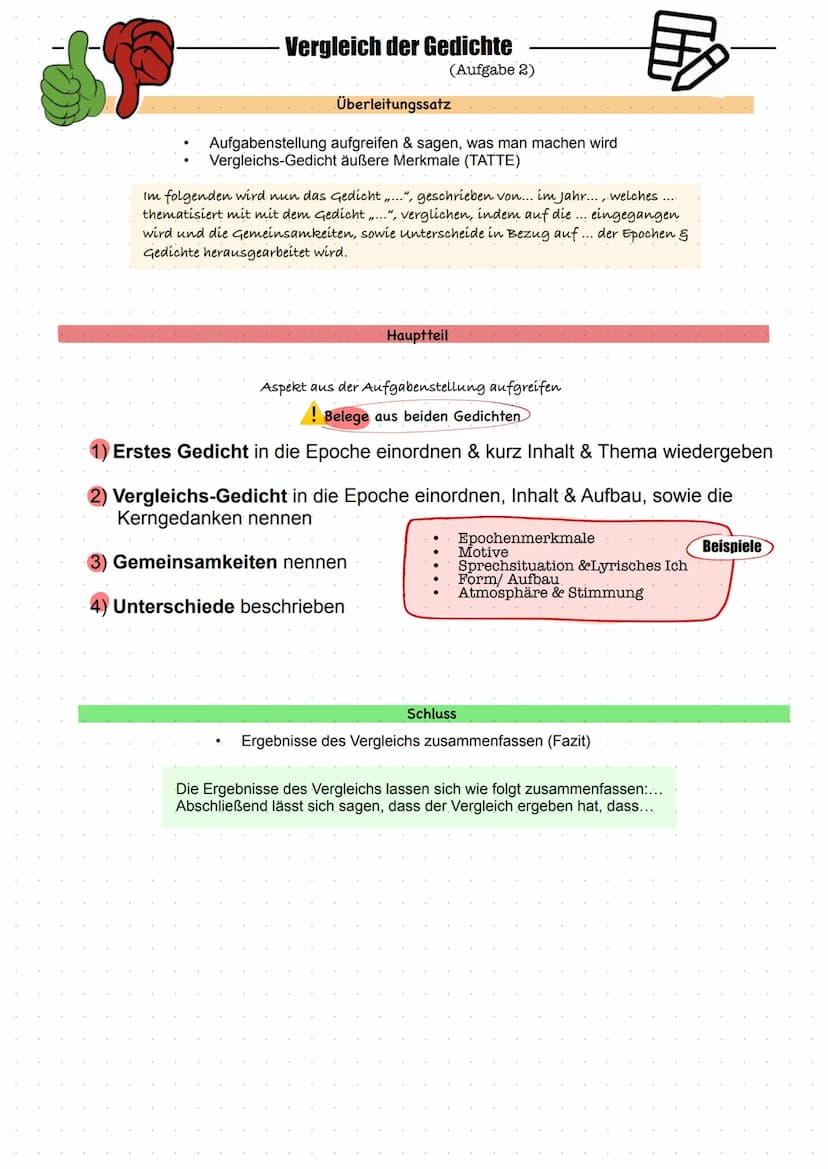 Das Gedicht,..."
.
Deutsch Q2 Klausur Nr. 1
Einleitung
Titel, Autor, Inhalt/Thema, Textsorte, Erscheinungsjahr (TATTE), Epoche
." geschriebe