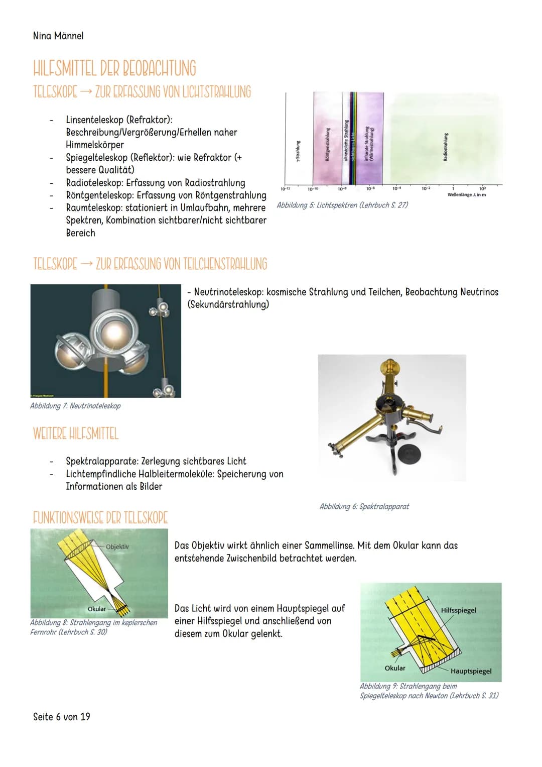 ASTRONOMIE
NINA MÄNNEL Nina Männel
INHALTSVERZEICHNIS
1.
Weltbilder.
Astronomie früher und heute.
a. Geozentrisches Weltbild.
2.
b.
Heliozen