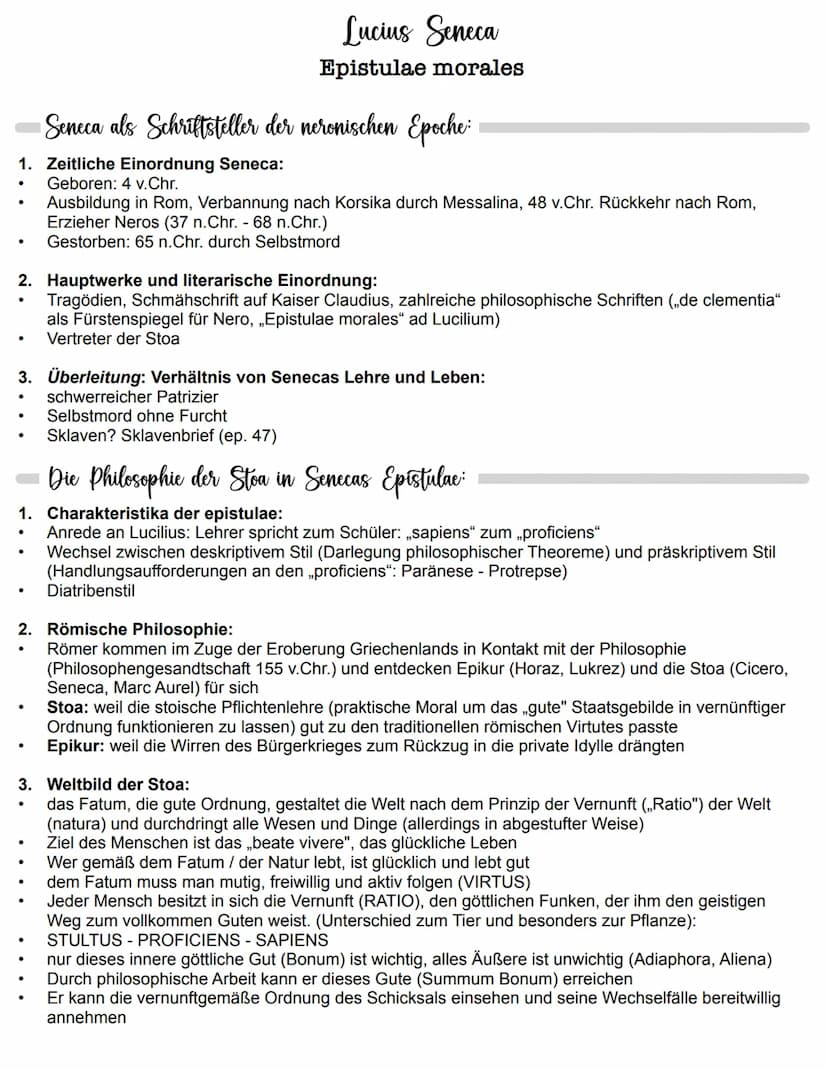 Allgemeines:
1. Konjugationen
2. Deklinationen
3. Grammatik (Aci, PPP, PPA, Gerundivum, Gerundium, Ablativus absolutus)
4. Vokabeln
5. Stilm