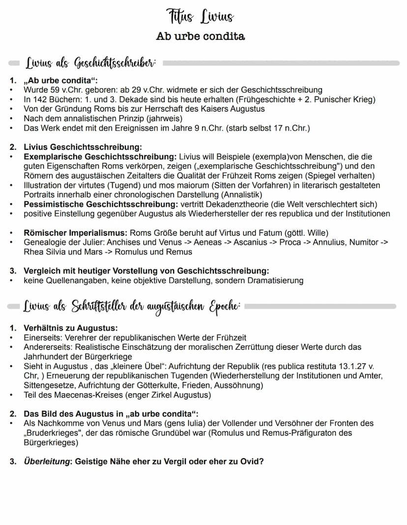 Allgemeines:
1. Konjugationen
2. Deklinationen
3. Grammatik (Aci, PPP, PPA, Gerundivum, Gerundium, Ablativus absolutus)
4. Vokabeln
5. Stilm