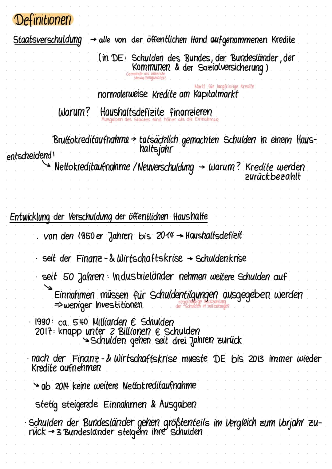 
<p>Staatsverschuldung ist entscheidend für alle von der öffentlichen Hand aufgenommenen Kredite, einschließlich der Schulden des Bundes, de