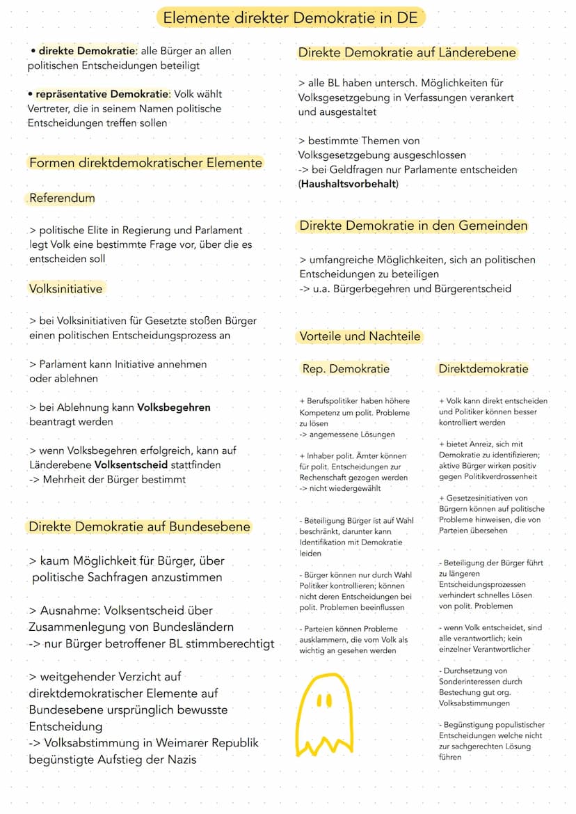  Staatsstrukturprinzipien
Grundlagen des politischen Systems
• Art. 1 GG -> Grundlage für alle Artikel
• Art. 2-19 GG -> Menschen- und Bürge