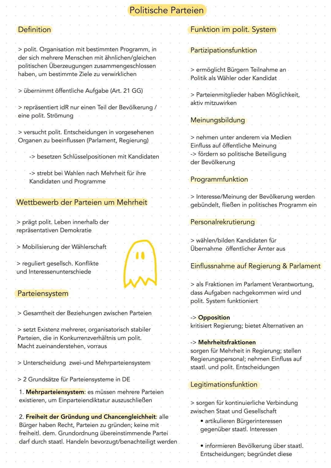  Staatsstrukturprinzipien
Grundlagen des politischen Systems
• Art. 1 GG -> Grundlage für alle Artikel
• Art. 2-19 GG -> Menschen- und Bürge