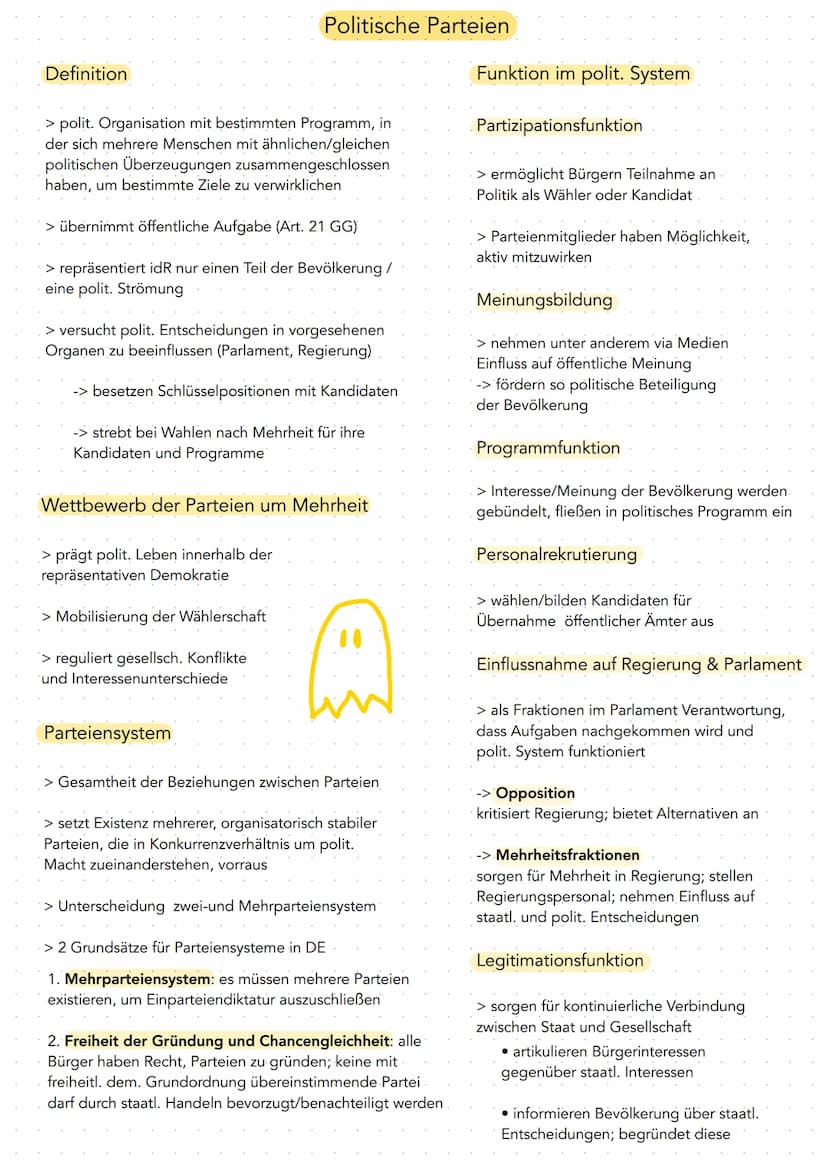  Staatsstrukturprinzipien
Grundlagen des politischen Systems
• Art. 1 GG -> Grundlage für alle Artikel
• Art. 2-19 GG -> Menschen- und Bürge