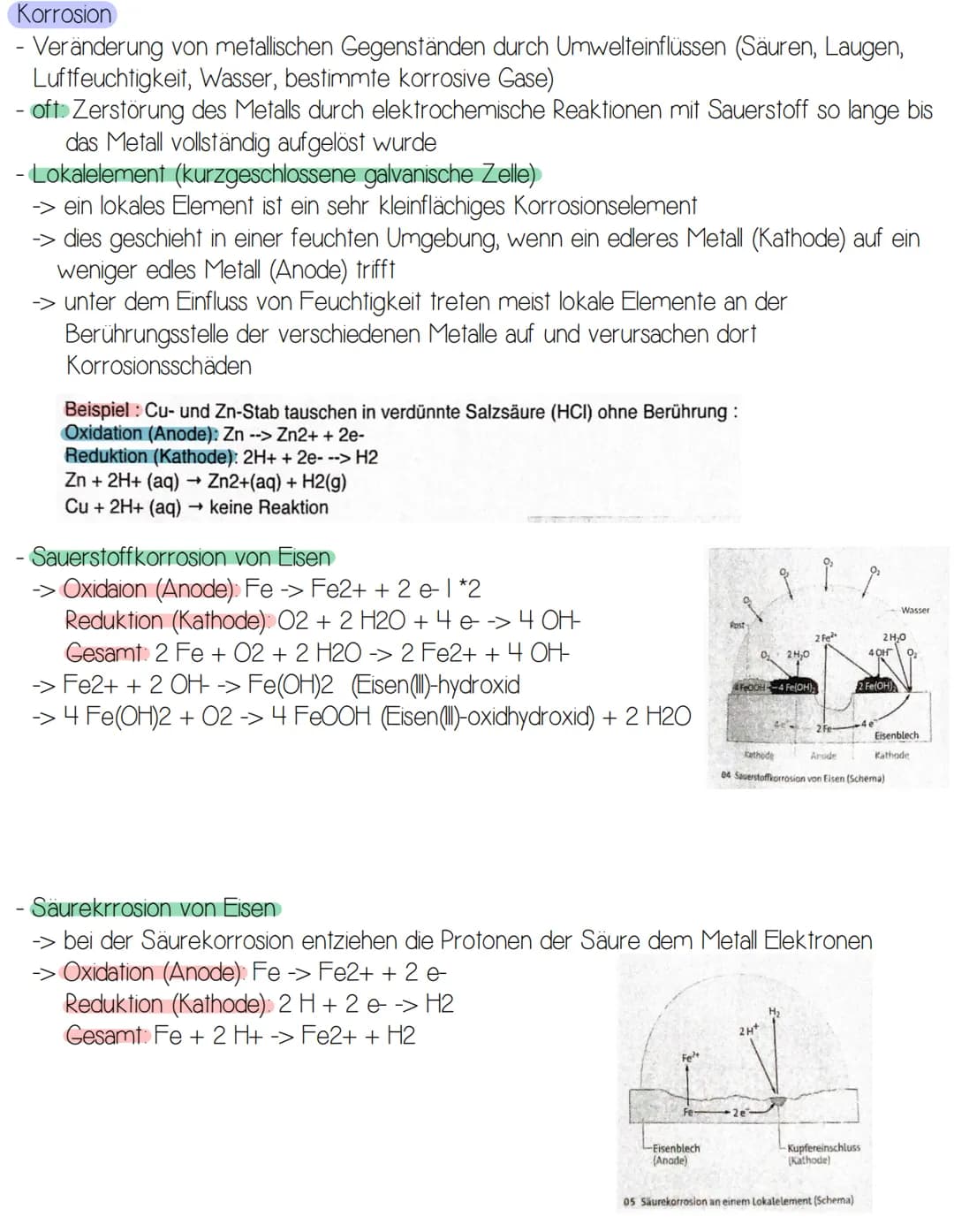 Das Standardelektronenpotenzial U
- entspricht der Spannung zwischen einer Wasserstoff-Halbzelle & einer Standard-Halbzelle
- Werte werden i