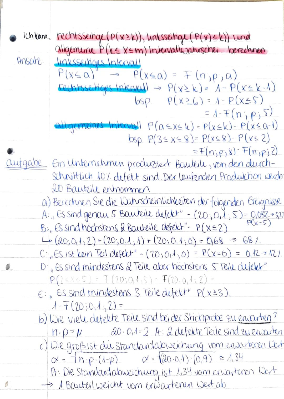 mathe Lernzettel
Das musst du alles drauf haben in Stochastik...
Laplace-Experiment: Zufallsexperiment, bei dem
alle möglichen Ergebnisse gl