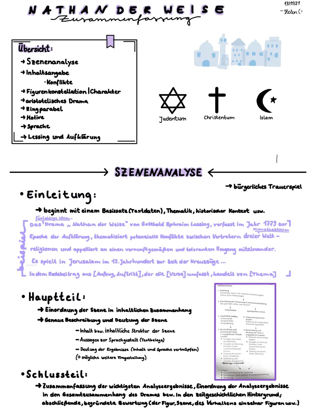 Geld
Geheimnis-zentrales Thema → Rechas Herkunft
Engel → Göttlichkeit
Wunder
• Volk
• Mensch
•Freundschaft
•Schachspiel →geplantes/durchdach
