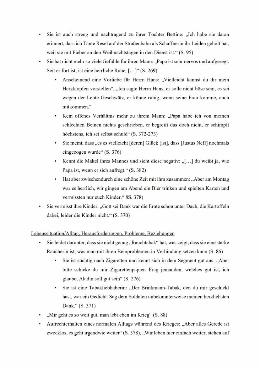 Charakterisierung von Lore Neff (Margots Mutter)
2. Charakterisierung von Lore Neff
Name:
●
Alter:
Beruf:
Lore Neff
Nationalität:
Nicht ange