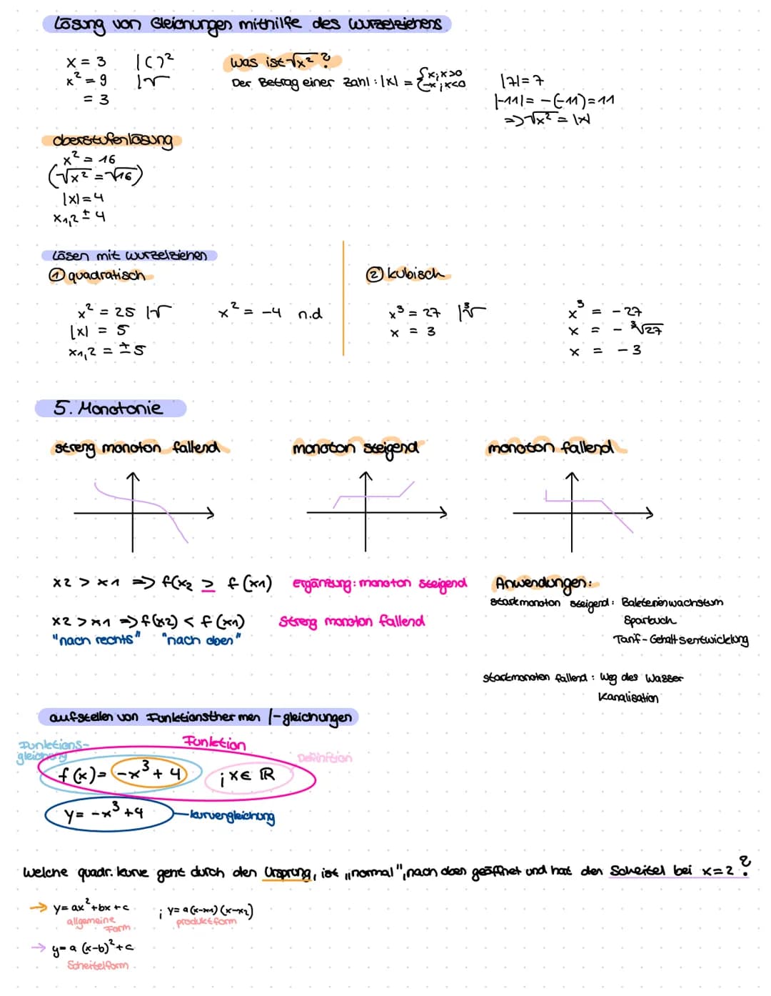 1. Streckung und verschiebung:
• Streckung mit Faletor c
= c.f (x)
Streckung mit Faktor & in x-Richtung = f(x)
• Verschiebung um. c.
• versc