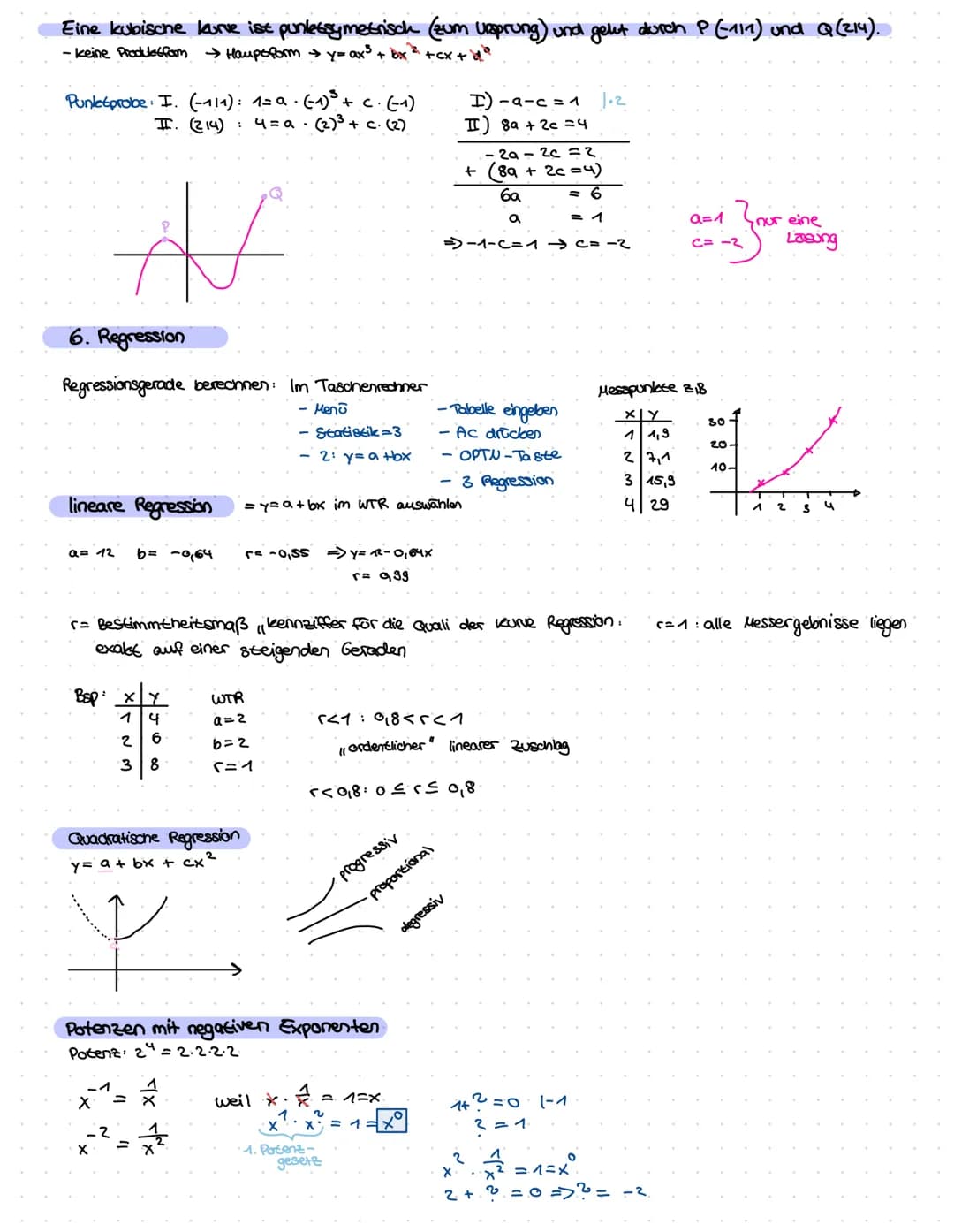 1. Streckung und verschiebung:
• Streckung mit Faletor c
= c.f (x)
Streckung mit Faktor & in x-Richtung = f(x)
• Verschiebung um. c.
• versc