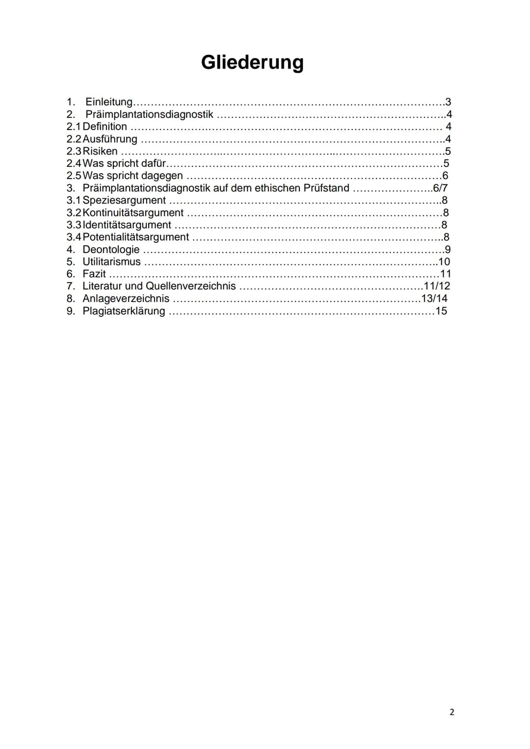 - Präimplantationsdiagnostik -
Facharbeit im Grundkurs Philosophie
(Herra
von
Levent Yilmazer
Q1
Schuljahr 2022/2023 1. Einleitung..
2. Präi