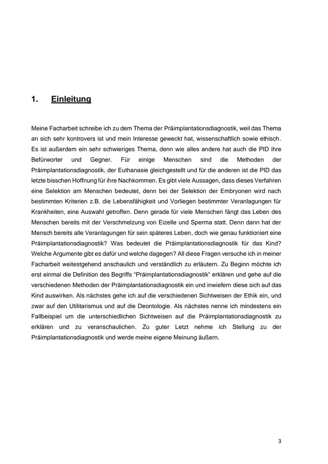 - Präimplantationsdiagnostik -
Facharbeit im Grundkurs Philosophie
(Herra
von
Levent Yilmazer
Q1
Schuljahr 2022/2023 1. Einleitung..
2. Präi