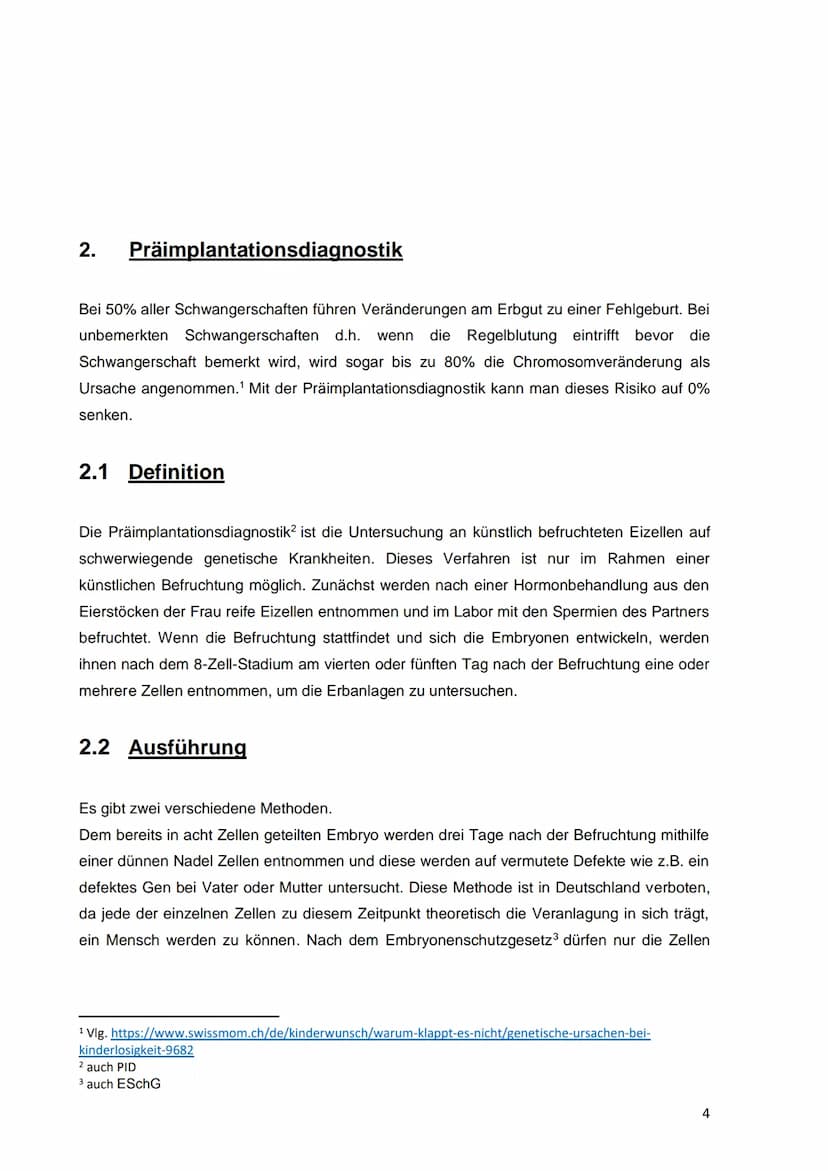 - Präimplantationsdiagnostik -
Facharbeit im Grundkurs Philosophie
(Herra
von
Levent Yilmazer
Q1
Schuljahr 2022/2023 1. Einleitung..
2. Präi