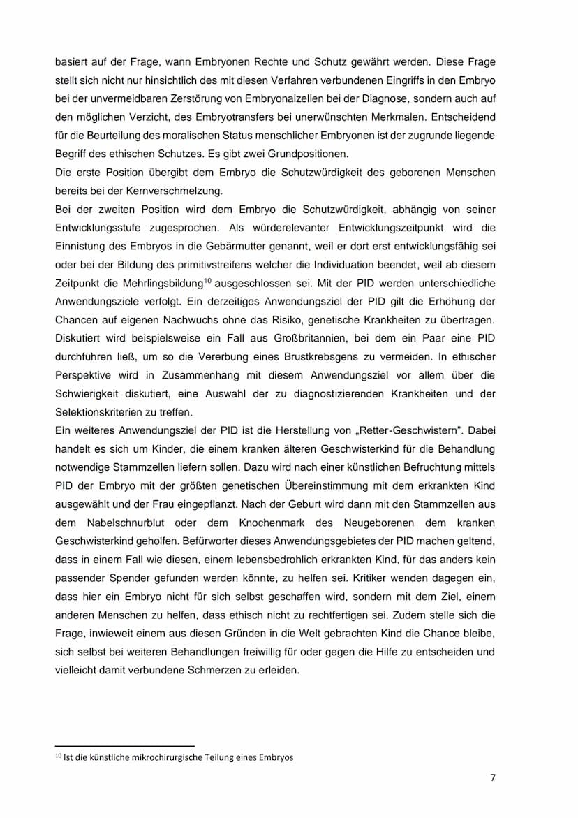 - Präimplantationsdiagnostik -
Facharbeit im Grundkurs Philosophie
(Herra
von
Levent Yilmazer
Q1
Schuljahr 2022/2023 1. Einleitung..
2. Präi