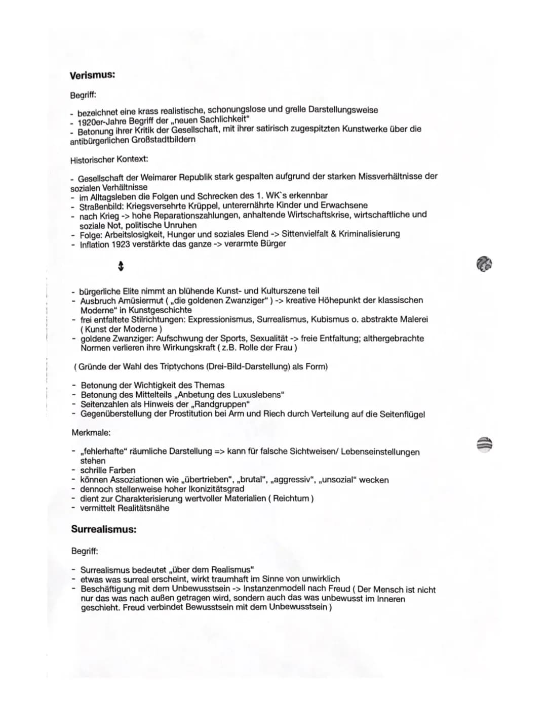 Verismus und Neue Sachlichkeit Merkmale, Surrealismus Kunstwerke & Kunst im Nationalsozialismus
