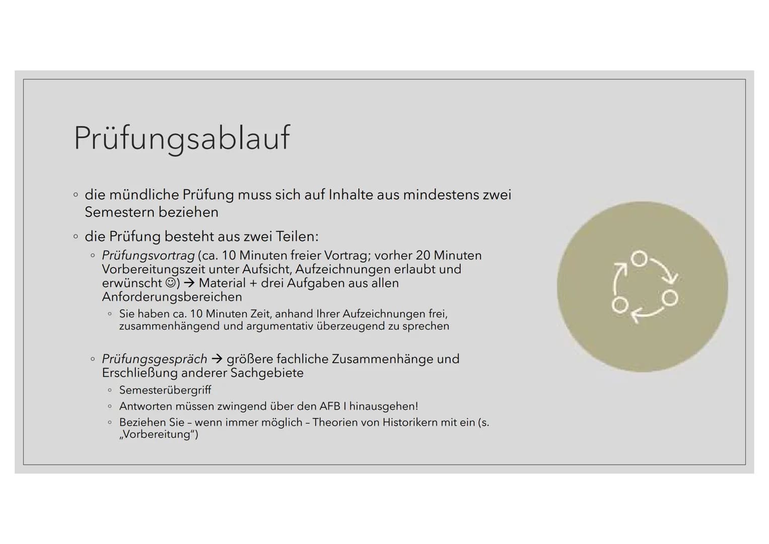 MÜNDLICHE
ABITURPRÜFUNG 2022
Geschichte
VIXMPUAS Übersicht
VORBEREITUNG
9
PRÜFUNGSABLAUF BEISPIELPRÜFUNG Vorbereitung: mögliche Inhalte
Kris