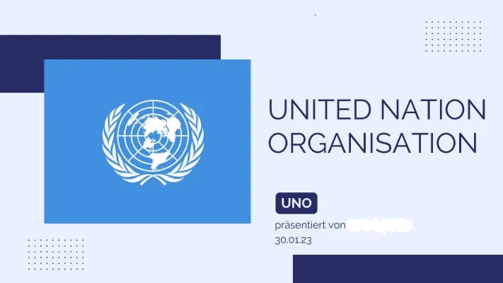 Know UNO / Vereinte Nationen  thumbnail