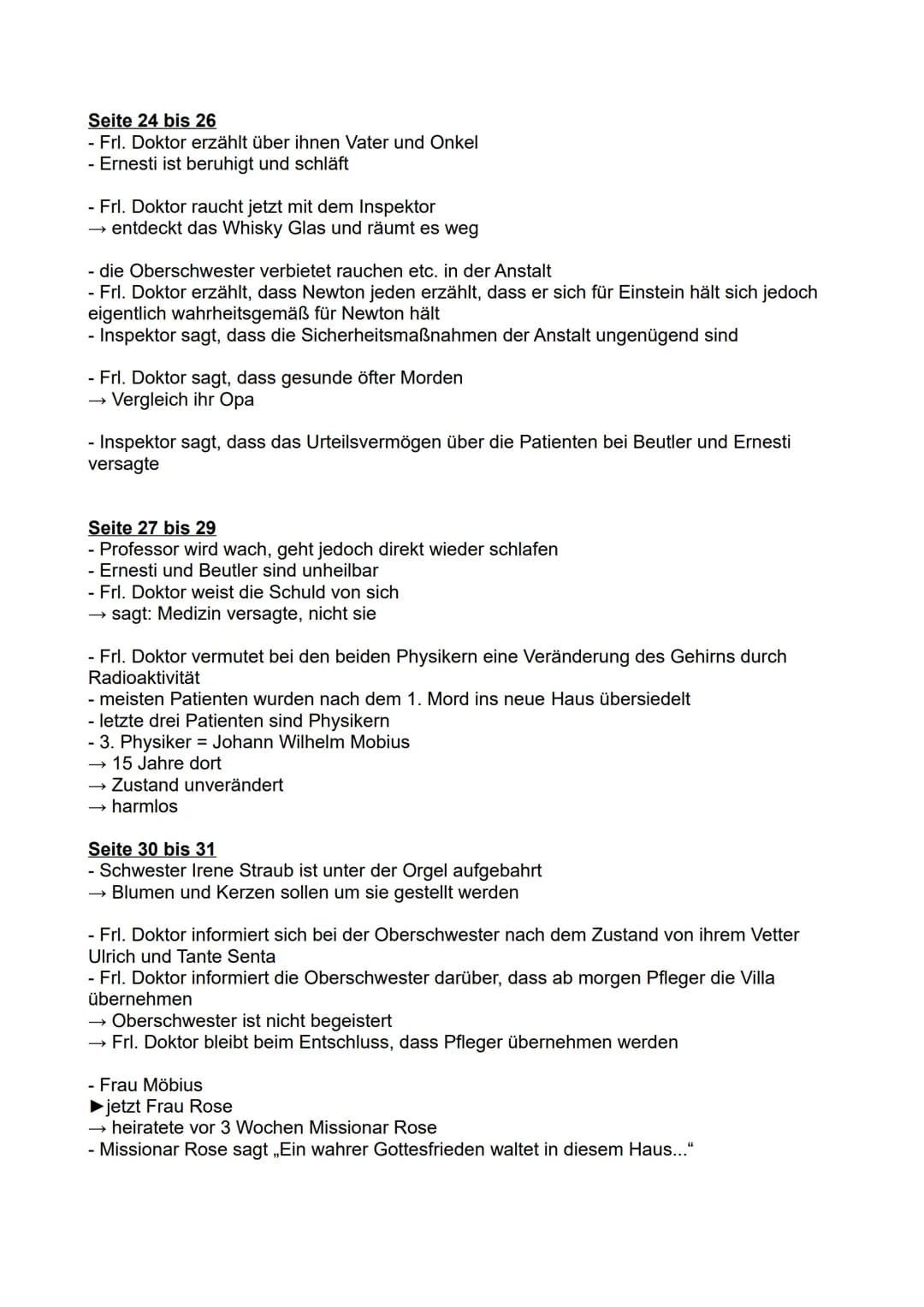 Fräulein Doktor Mathilde von
Zahnd
Marta Boll
Monika Stettler
Uwe Sievers
McArthur
Murillo
Herbert Georg Beutler (Newton)
Ernst Heinrich Ern