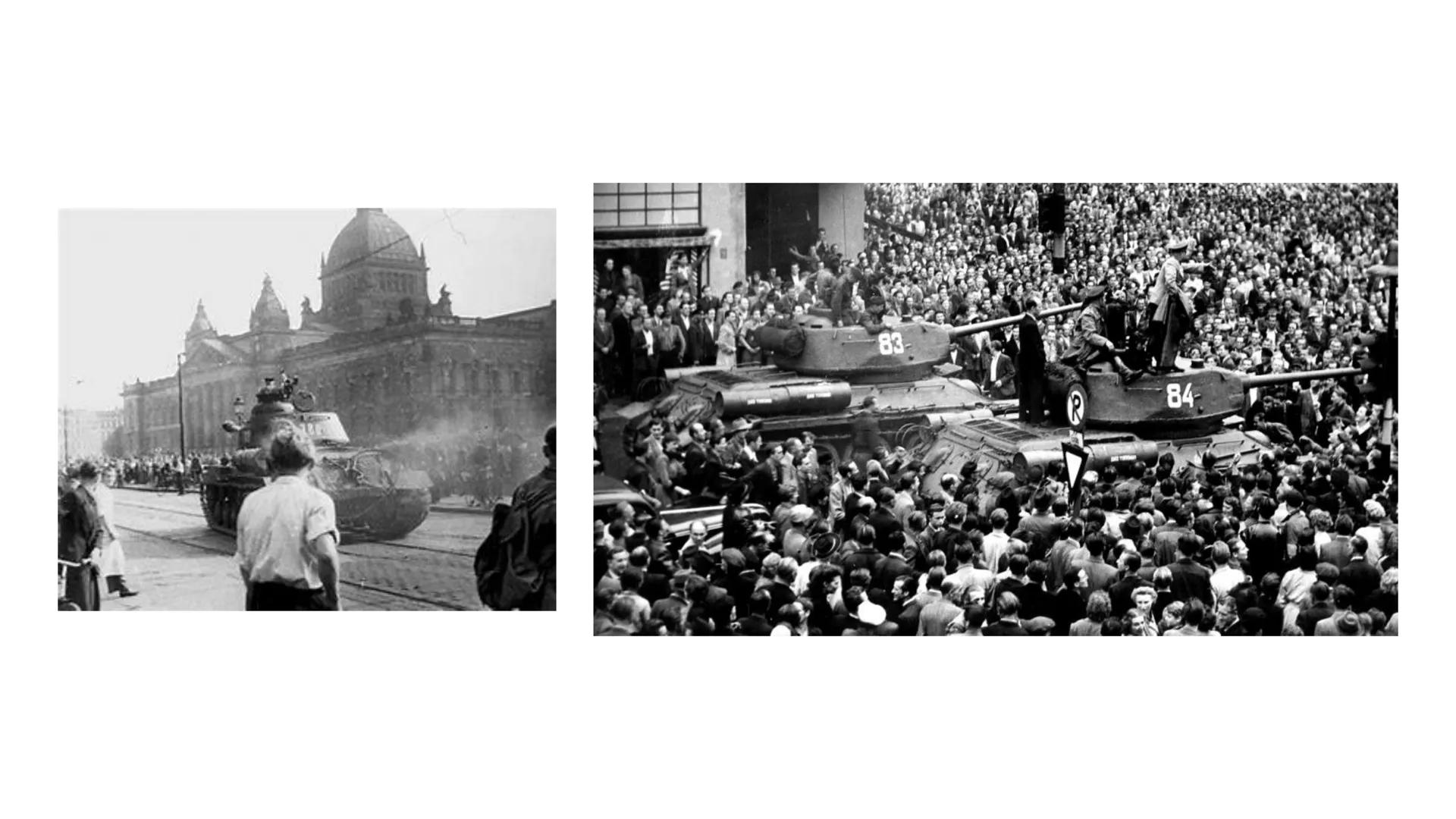 Der Volksaufstand in der DDR 1953 Themen:
• Ursachen für den Volksaufstand
• Verlauf
Verbreitung und Forderungen
Folgen und Reaktionen
Niede