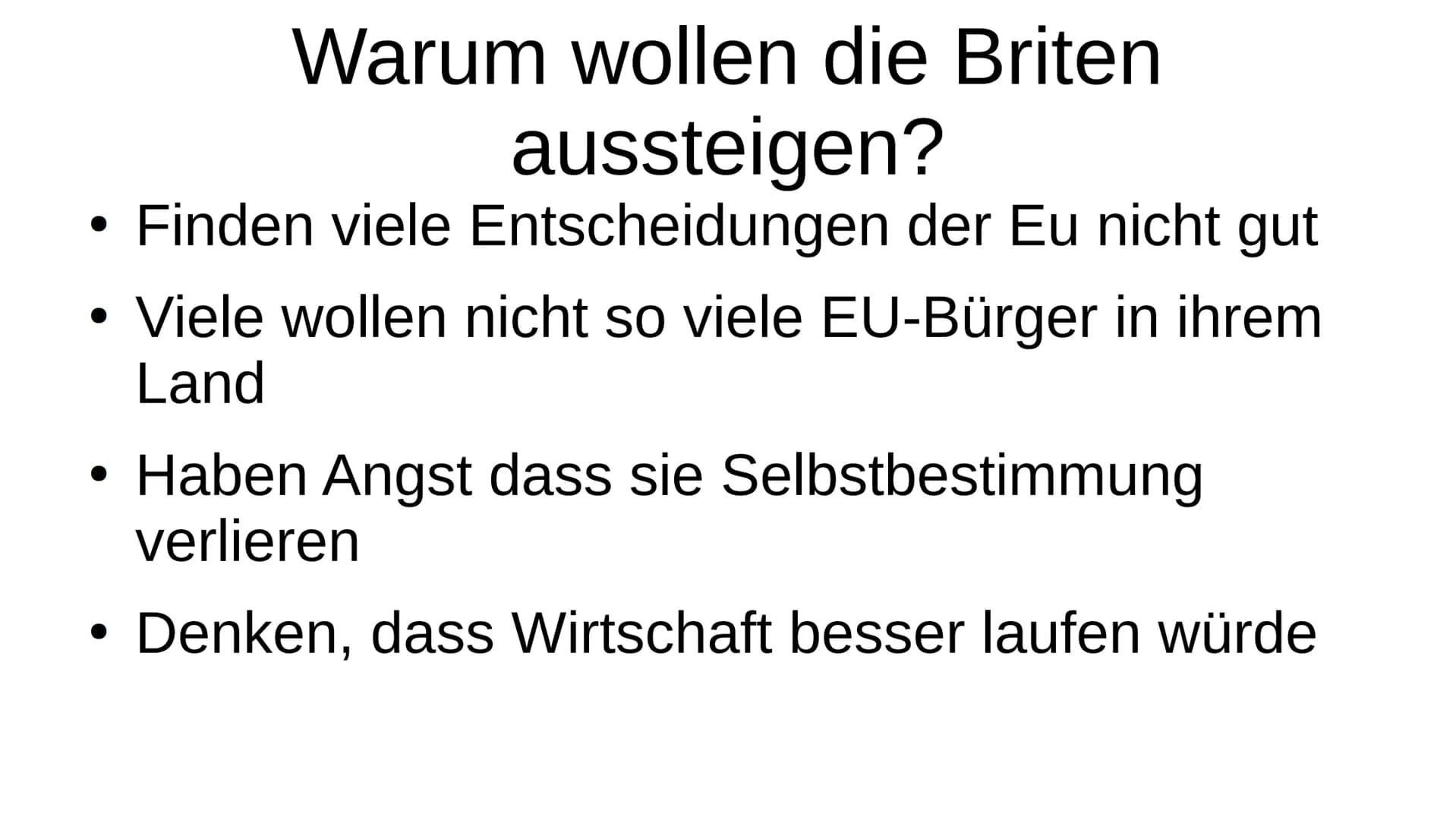 Brexit Großbritannien
- Was ist der Brexit
- Warum wollen die Briten aussteigen?
- Abstimmung
- Folgen vom Brexit
- Austrittsabkommen
- 01.0