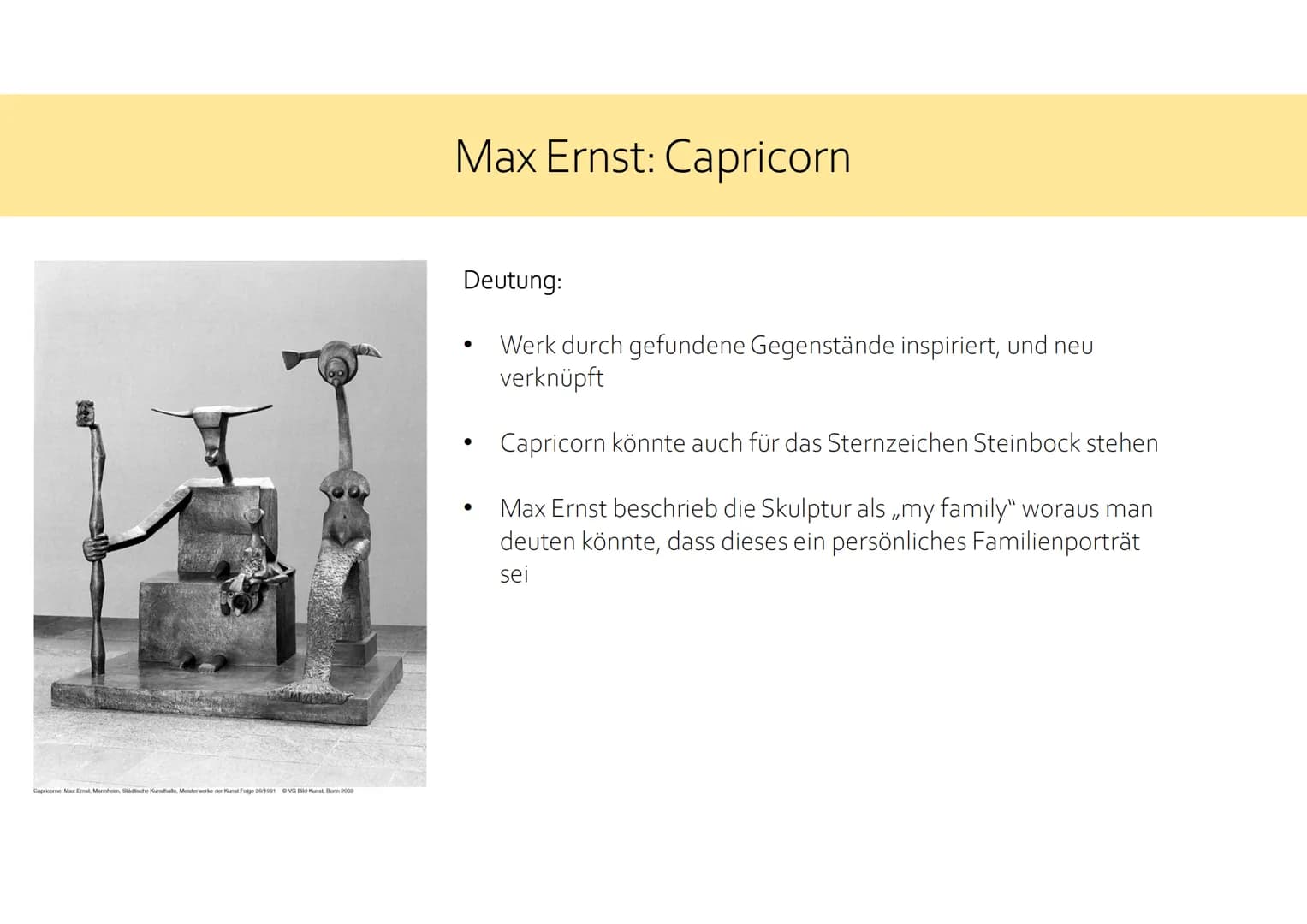 Alberto Giacometti: Der Wagen
Max Ernst: Capricorn Alberto Giacometti: Der Wagen
Titel:
Jahr:
●
1950
Technik:
Der Wagen
Die Frau auf dem Wag