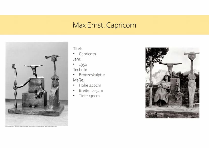 Alberto Giacometti: Der Wagen
Max Ernst: Capricorn Alberto Giacometti: Der Wagen
Titel:
Jahr:
●
1950
Technik:
Der Wagen
Die Frau auf dem Wag