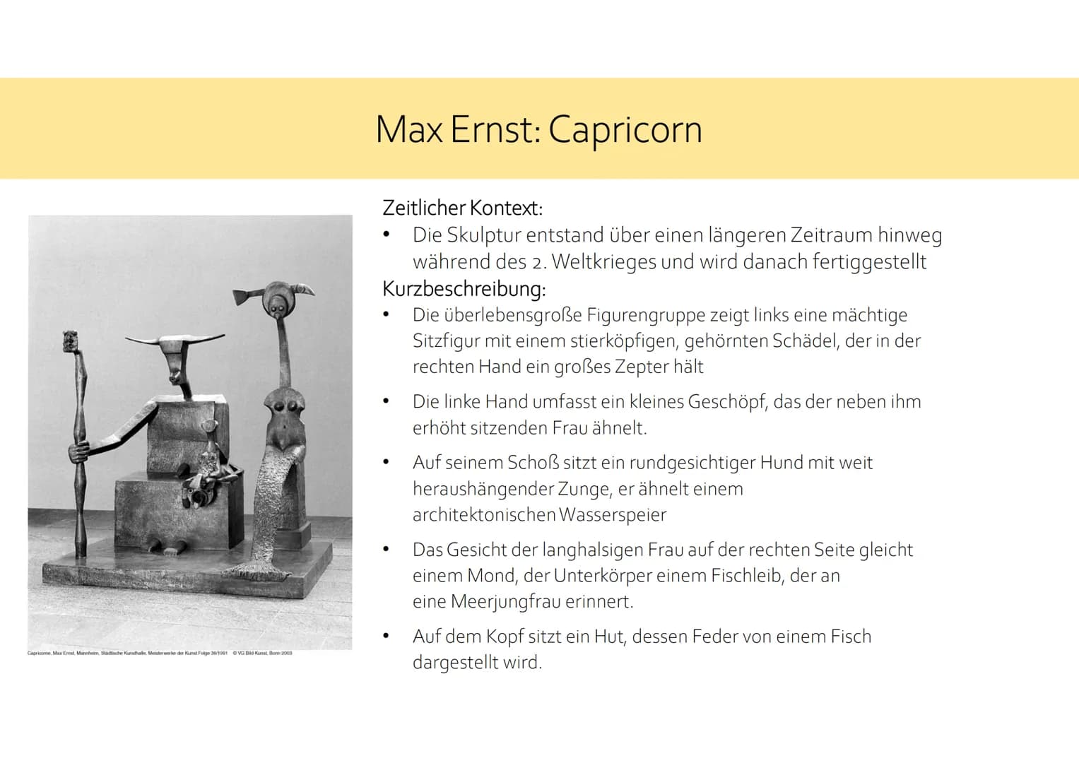 Alberto Giacometti: Der Wagen
Max Ernst: Capricorn Alberto Giacometti: Der Wagen
Titel:
Jahr:
●
1950
Technik:
Der Wagen
Die Frau auf dem Wag