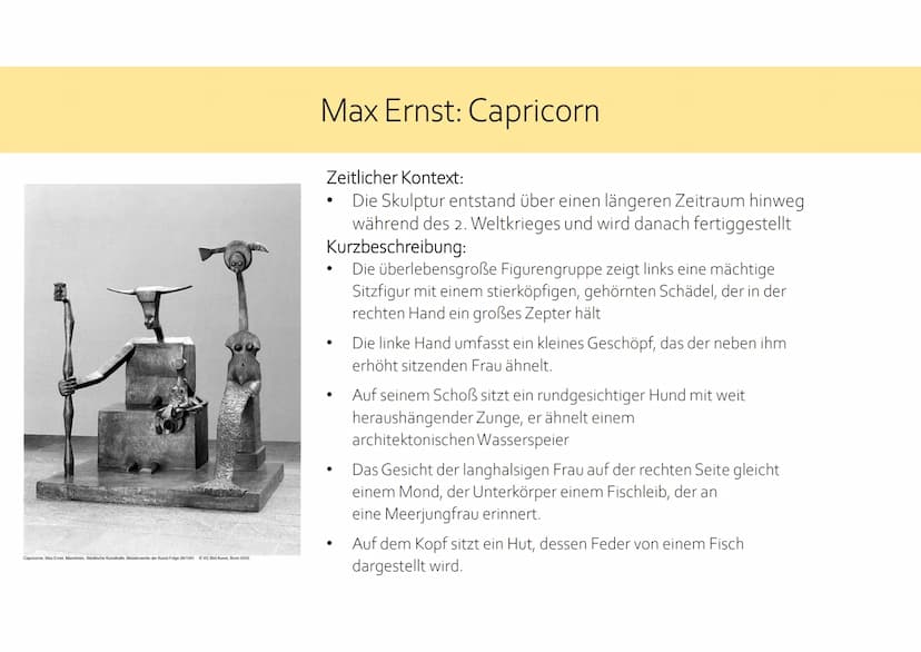 Alberto Giacometti: Der Wagen
Max Ernst: Capricorn Alberto Giacometti: Der Wagen
Titel:
Jahr:
●
1950
Technik:
Der Wagen
Die Frau auf dem Wag