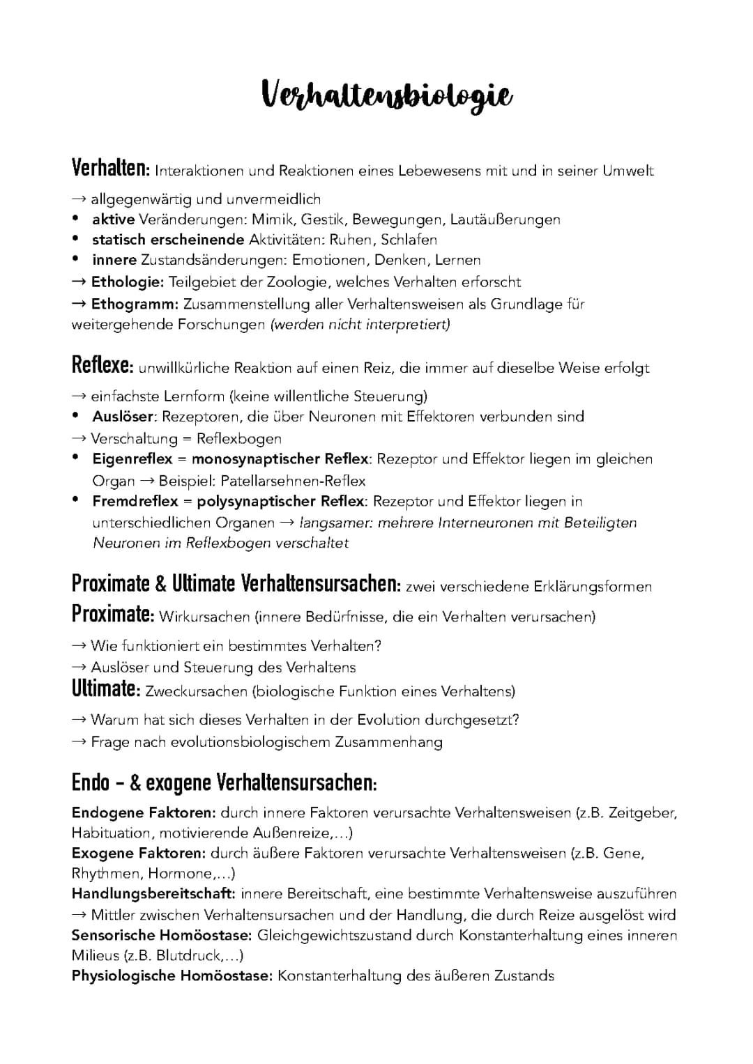 Verhaltensbiologie