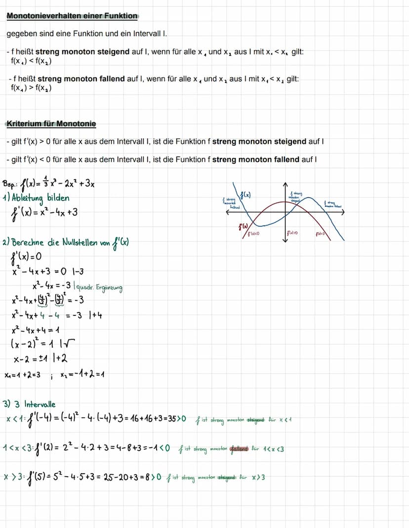 Wiederholung Ig.] + Kurvenanpassung
Ableitung
Die Ableitungsfunktion f'(x) der Funktion f(x) beschreibt die lokale/momentane Änderungs-
rate