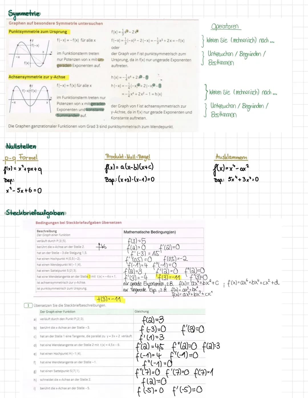 Wiederholung Ig.] + Kurvenanpassung
Ableitung
Die Ableitungsfunktion f'(x) der Funktion f(x) beschreibt die lokale/momentane Änderungs-
rate