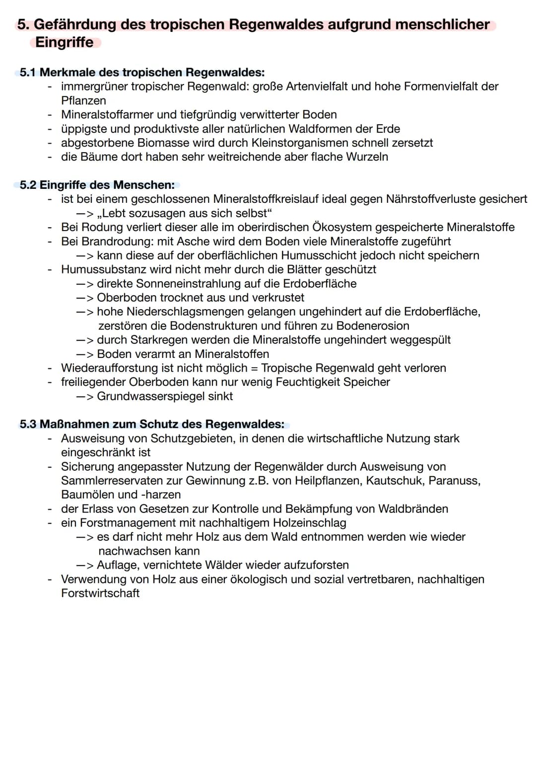 Landwirtschaftliche Strukturen in verschiedenen Klima- und
Vegetationszonen
1. Landwirtschaftliche Produktion in den Tropen - zwischen Subsi