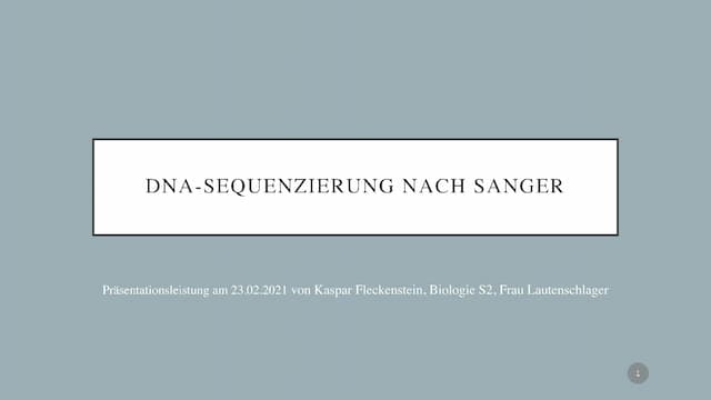 Know Sanger Sequenzierung thumbnail
