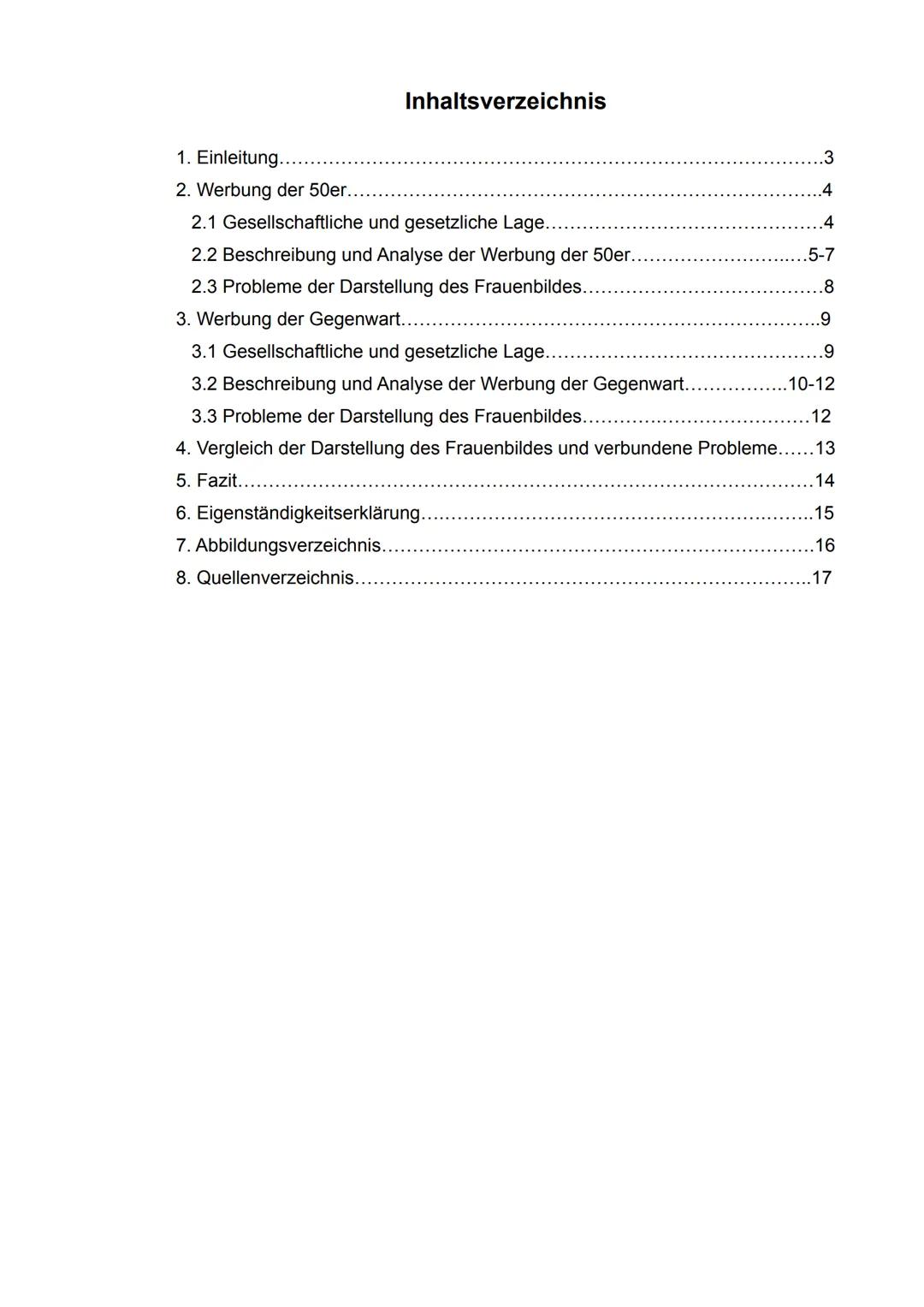 Gegenüberstellung
Fichte Gymnasium Hagen
der Darstellung des Frauenbildes in der
der Werbung der 50er Jahre und der Gegenwart
FRAUEN AN DEN
