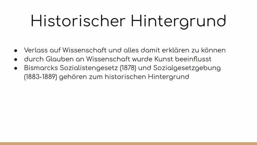 Naturalismus Definition
• Allgemeines
Wie hat sich die Epoche
entwickelt?
• Zeitgeschichtliche
Einordnung
Historischer Hintergrund
Literatur