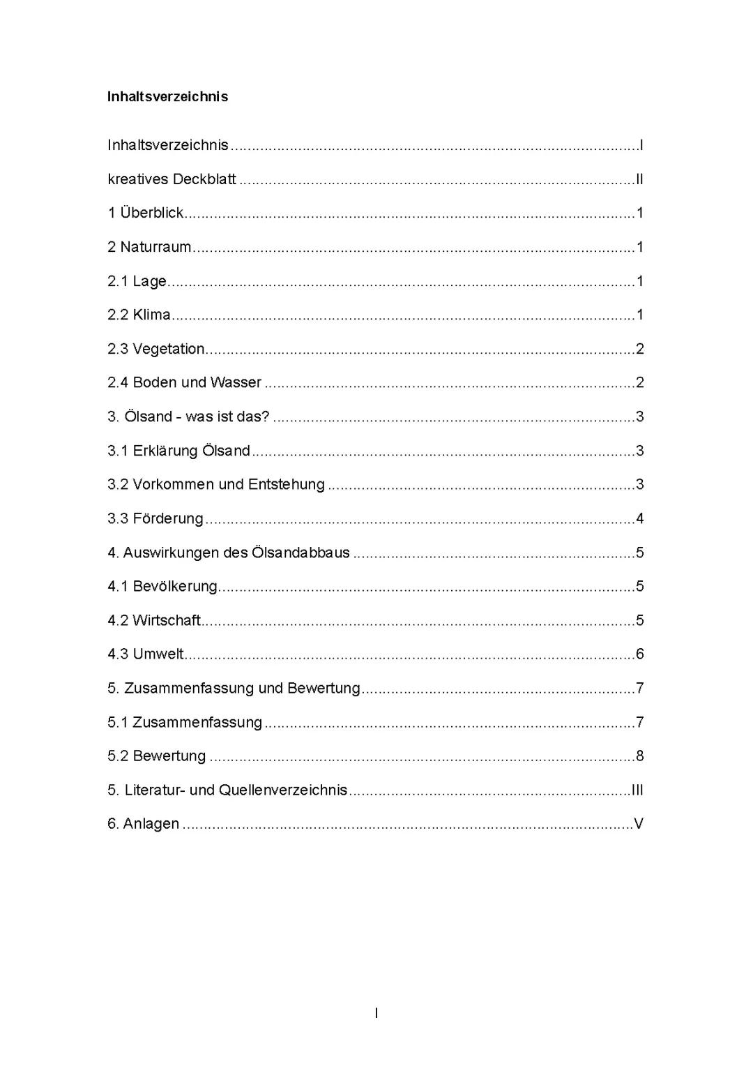 Raumanalyse Athabasca Region Geografie Ölsandabbau