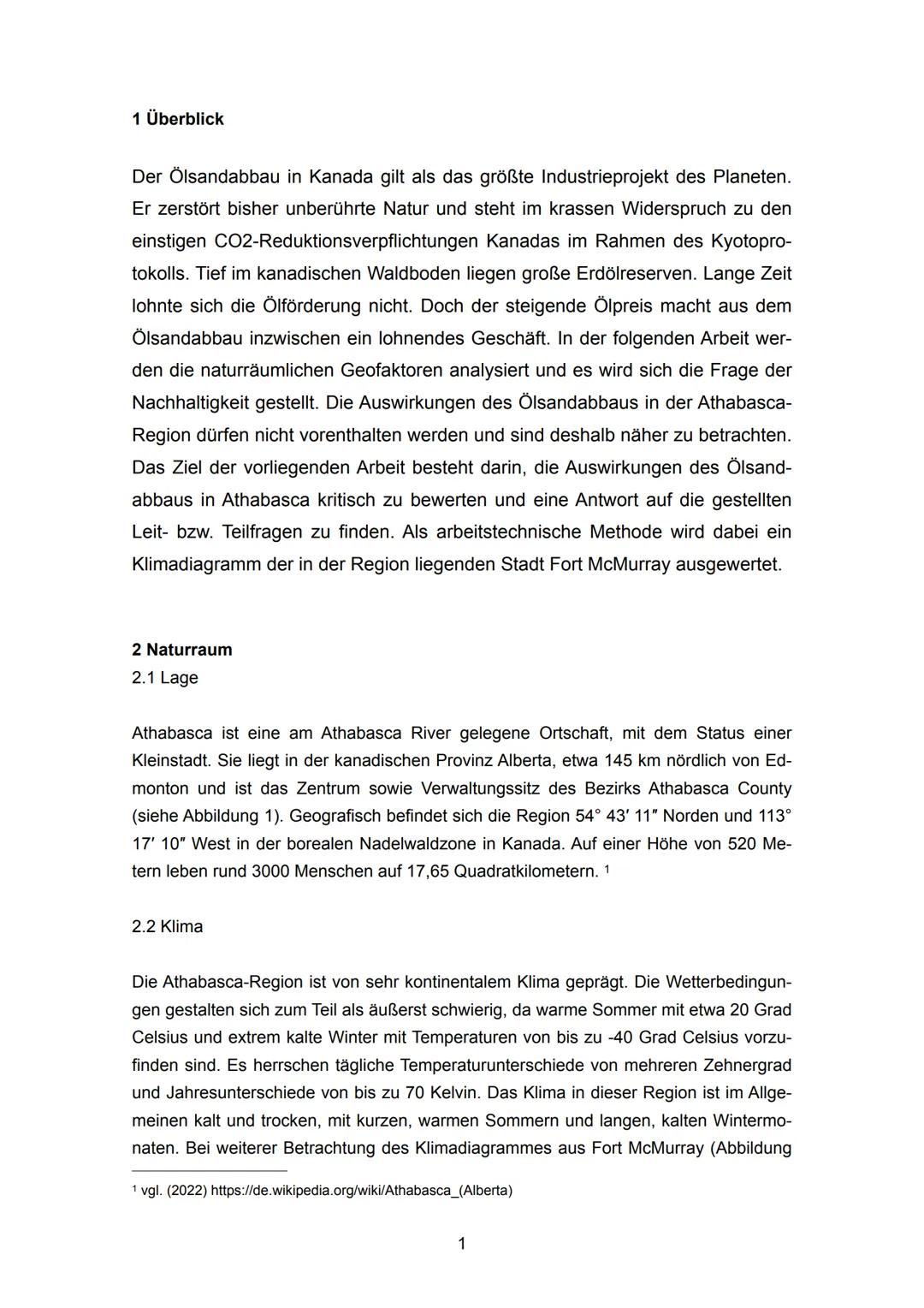 Inhaltsverzeichnis
Inhaltsverzeichnis
kreatives Deckblatt
1 Überblick.
2 Naturraum..
2.1 Lage..
2.2 Klima..
2.3 Vegetation..
2.4 Boden und W