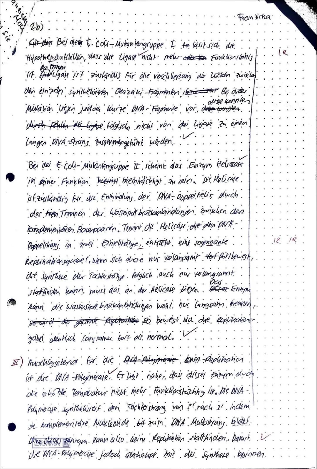# 1. Klausur Genetik, 07.11.2024

Aufgaben:

1. DNA als Träger der Erbinformation

Name:

14
Ben
14 13 1ζωμο 9 8 7 6 5 4 3 2 1 0
5 2-1112122