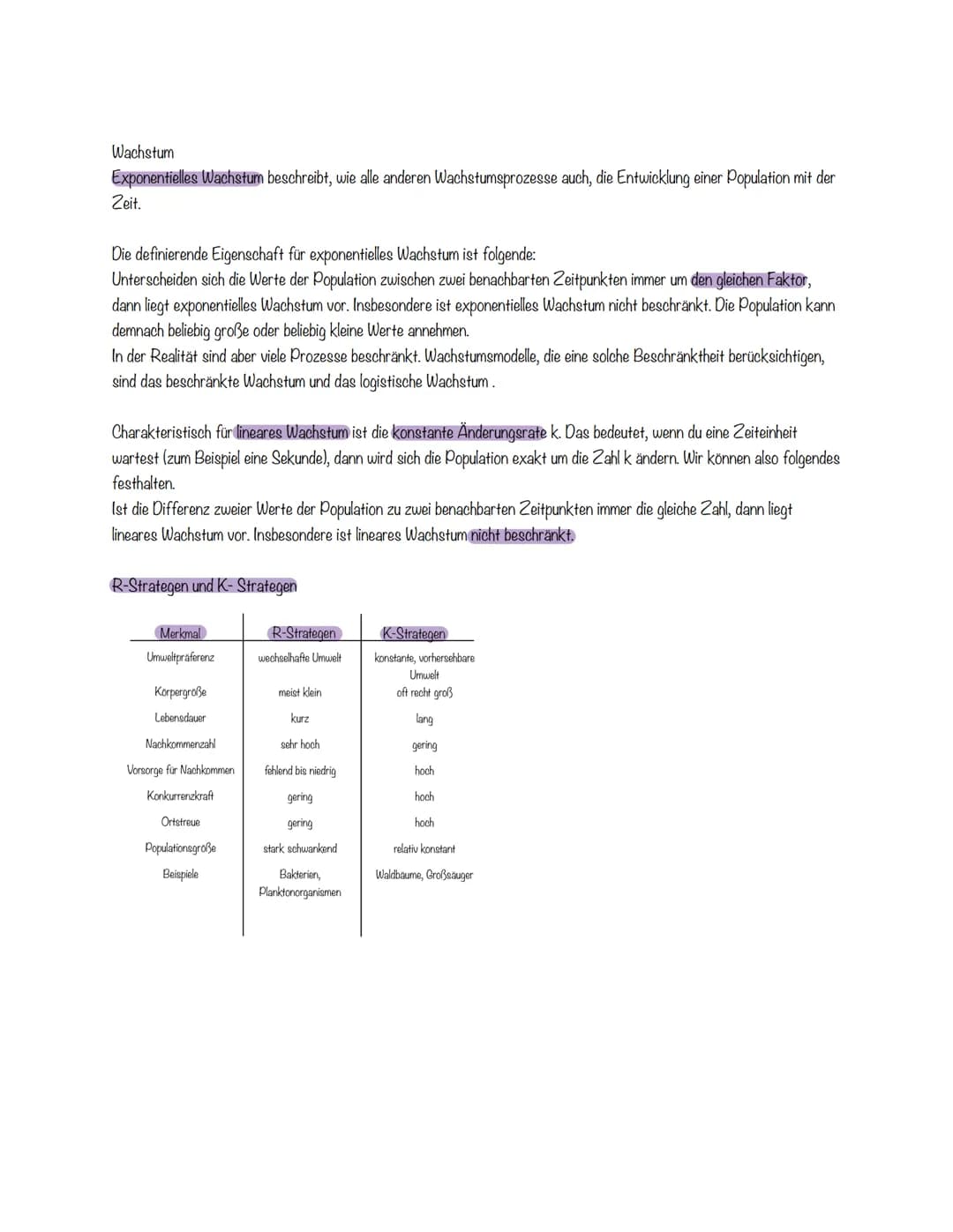 Bio-Klausur Nr. 1 Ökologie
Organismen zeigen gegenüber Umweltfaktoren eine weite oder enge Toleranz
Beispiel Verbreitung:
• mehrere Umweltfa