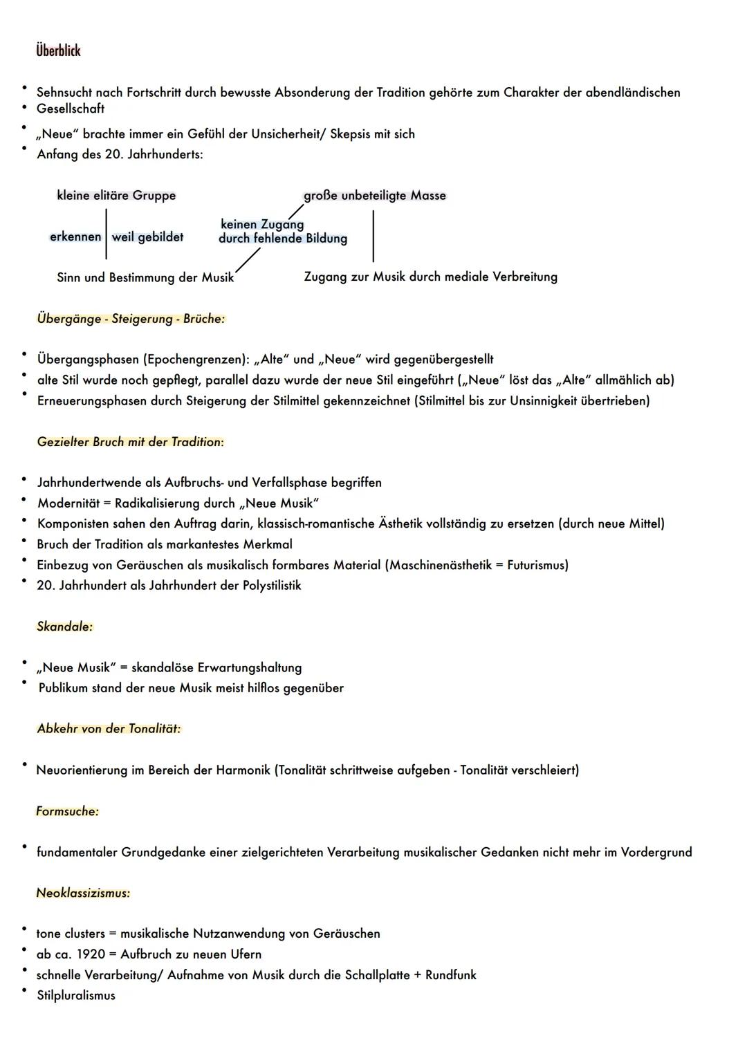Neue Musik
●
.
●
Romantik
Musikalische Merkmale:
(1820-1900)
reiner Ausdruck des Gefühls/ Seelenzustände
Ausdruck der Gefühle durch harmonis